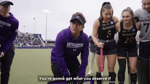 Earn It Field Hockey GIF by Northwestern Athletics