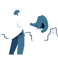 Cyberhouse_at handshake greeting conversation cyberhouse Sticker