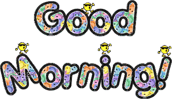 Good Morning Sticker