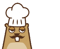 Chef Almoco Sticker by Marmotex
