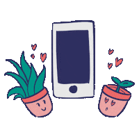 Phone Love Sticker by refurbed