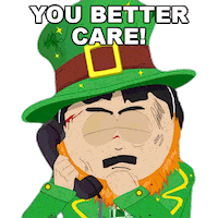St Patricks Day Randy Marsh Sticker by South Park