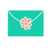 signo_art flower message mail signoart Sticker