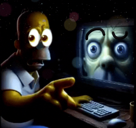 Homer Simpson Void GIF