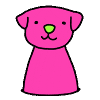 MonsterArhar happy dog excited jump Sticker