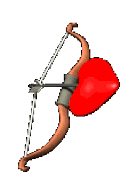 bow and arrow love STICKER