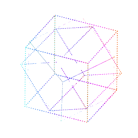 pmdtechnologies logo 3d cubes tof Sticker