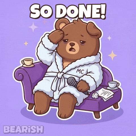 Tired Coffee GIF by BEARISH