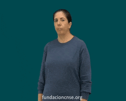 FCNSE buenos dias dilse lse lengua de signos GIF