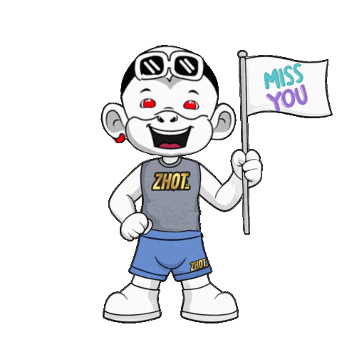 Miss You Laugh Sticker by Zhot