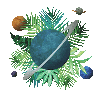 Illustration Space Sticker by trabbey