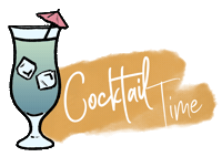 Cocktail Time Sticker