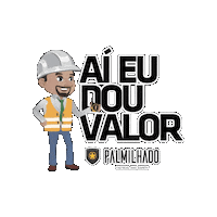 palmilhado palmilhado aí eu dou valor Sticker