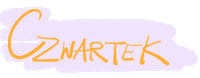 allofola ola po polsku tydzien czwartek Sticker