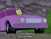 driving homer simpson GIF
