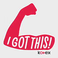 KotexPH girl work woman glow GIF