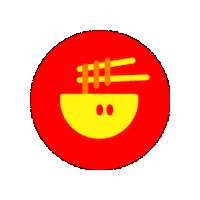 DIG-IN bowl ramen noodle zomato Sticker