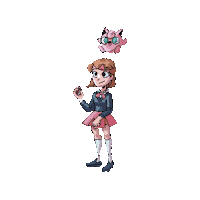 diegoibarratrevio anime girl pixel pixelart Sticker