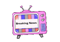 flabarcellosart tv new breaking important Sticker
