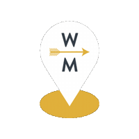 W M Sticker by West + Main
