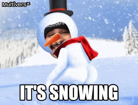 Merry Christmas Snow GIF by MultiversX