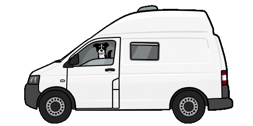 Van Campervan Sticker by The Upcycling Camper