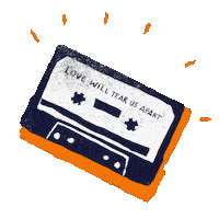 ohynny love happy illustration sticker Sticker