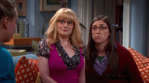 mayim bialik pouty GIF