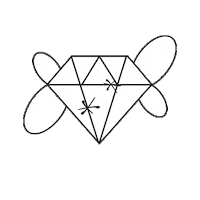 Diamond Brillo Sticker