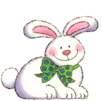 easter bunny rabbit Sticker