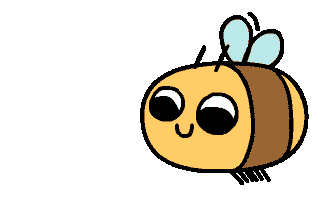 Spring Bee Sticker by CsaK