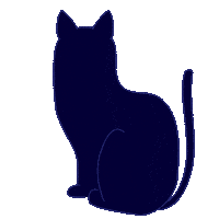 Cat Halloween Sticker by Homework Studio