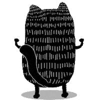 spaceshackph cat weird high philippines Sticker