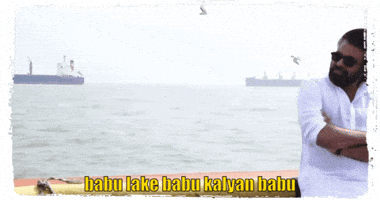 Pawan Kalyan Politics GIF by Sharat North America Exhibition