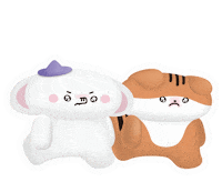 Sad Character Sticker by ham_nyngangnyang