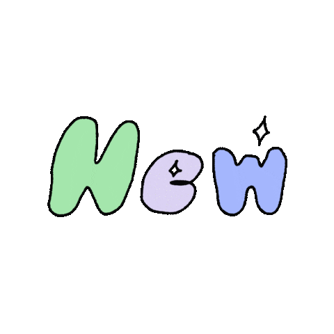 New Post Sparkling Sticker