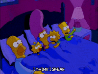 Scared Season 3 GIF by The Simpsons