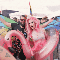 Pride March GIF by Tommy Toalingling