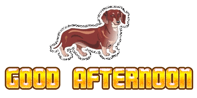 good afternoon STICKER