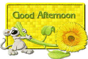 good afternoon flower STICKER