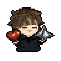 Happy Birthday Pixel Sticker