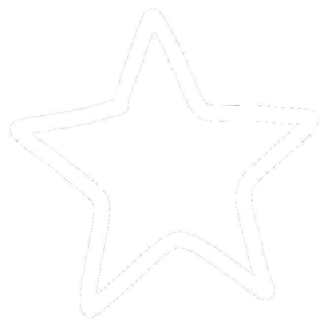 White Star Sticker