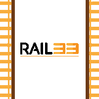 Rail33 33 tax debt rail Sticker