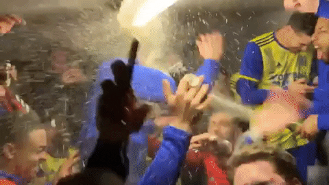 Celebration Win GIF by Hashtag United Official