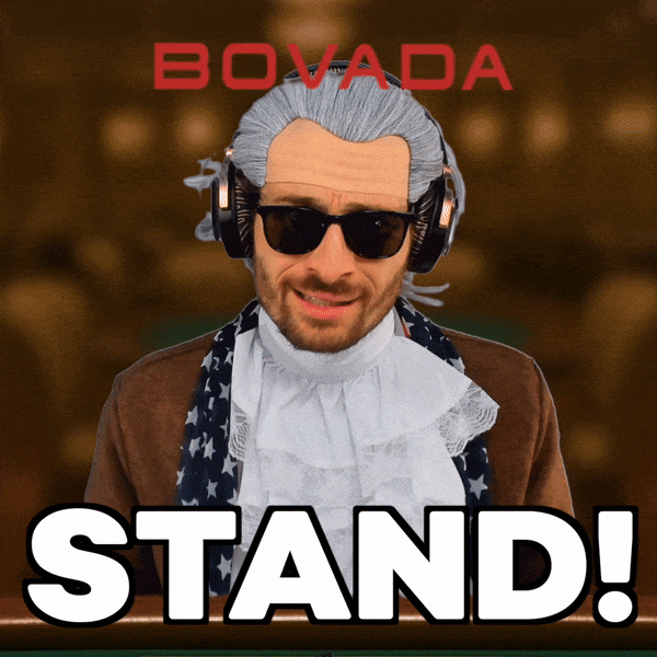 Standing I Stand GIF by Bovada