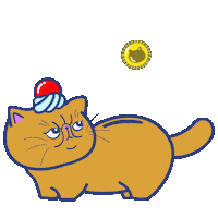 Cat Piggybank Sticker