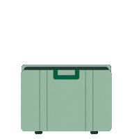 Illustration Suitcase Sticker by AOK_NORDWEST