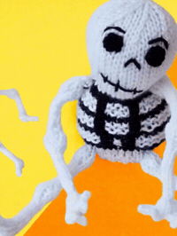 Trick Or Treat Skull GIF by TeaCosyFolk