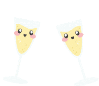 Celebrate New Year Eve Sticker by laughlau