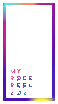 Neon Frame Sticker by RØDE Microphones